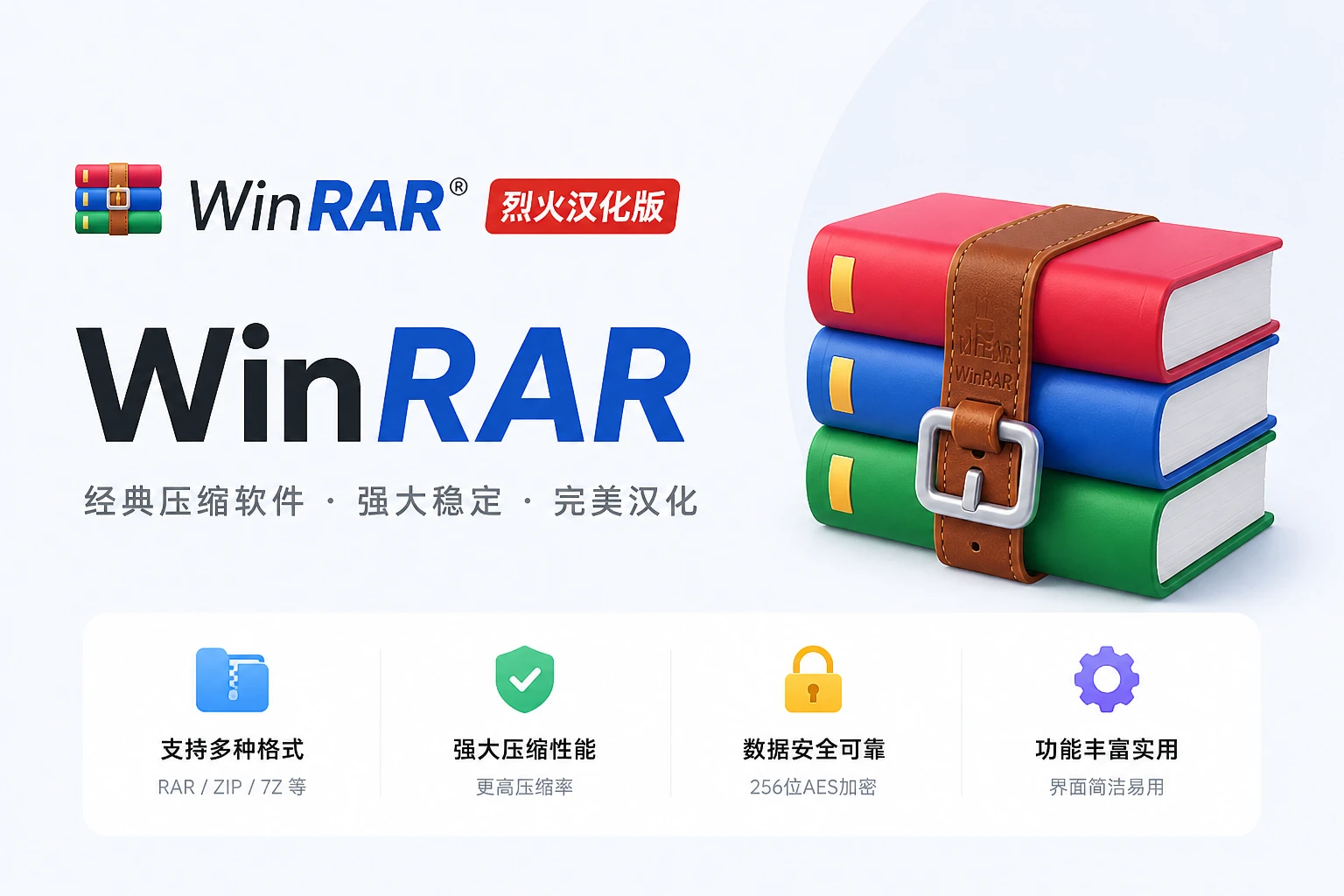 WinRAR 烈火汉化纯净版-资盘Zipan