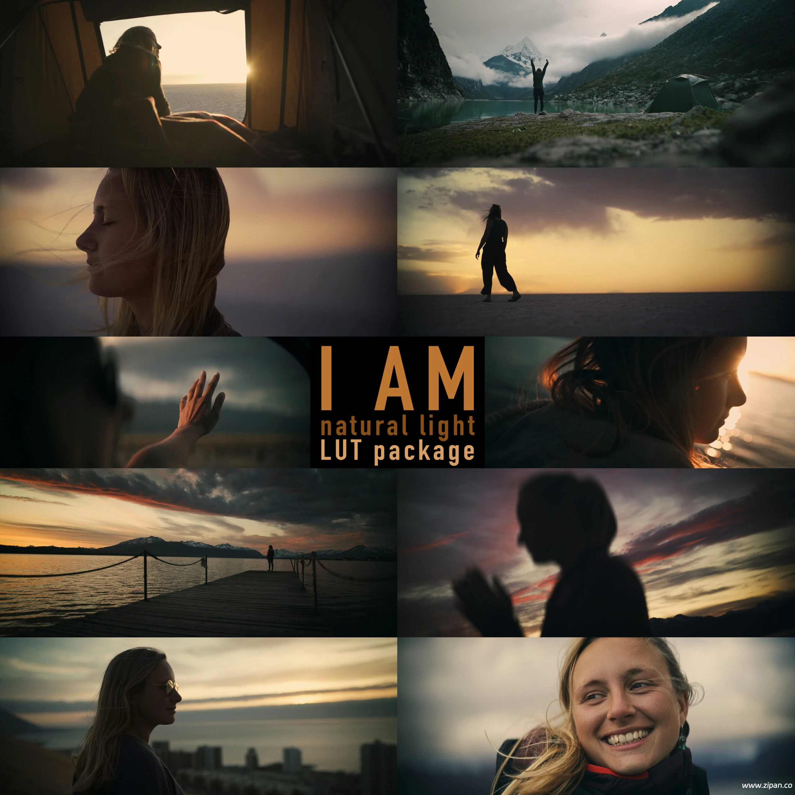 【Flo Nick 电影调色】《I AM》旅拍微电影同款:自然光专属高级 LUTs 预设-资盘Zipan