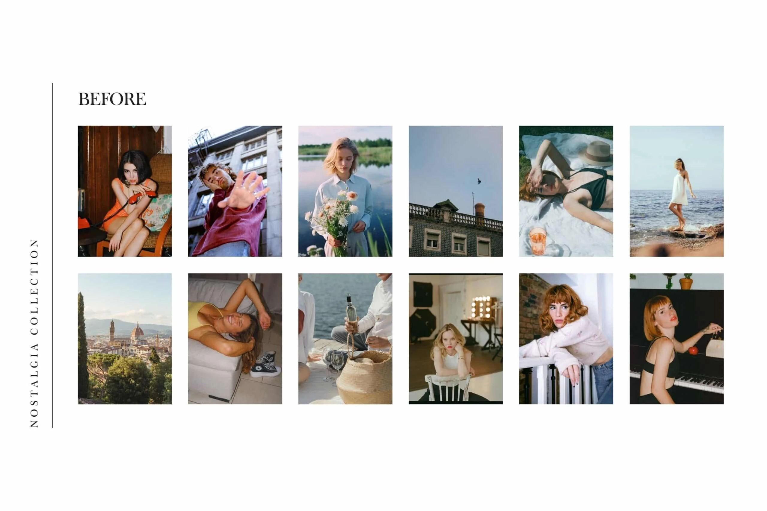 5 Nostalgia Lightroom/LUTs Presets | 5款复古怀旧胶片风预设 (电脑+手机+视频全兼容)