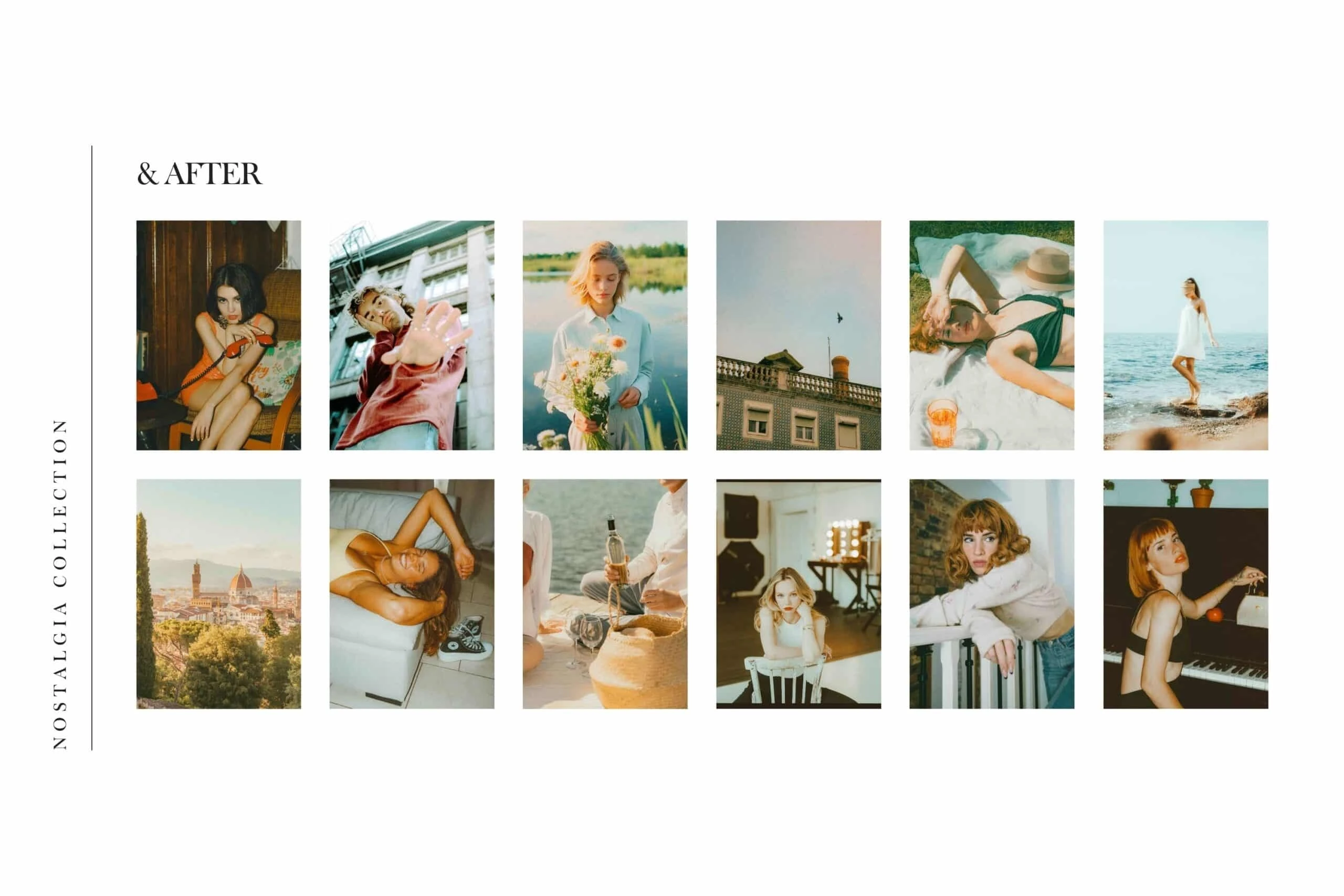5 Nostalgia Lightroom/LUTs Presets | 5款复古怀旧胶片风预设 (电脑+手机+视频全兼容)